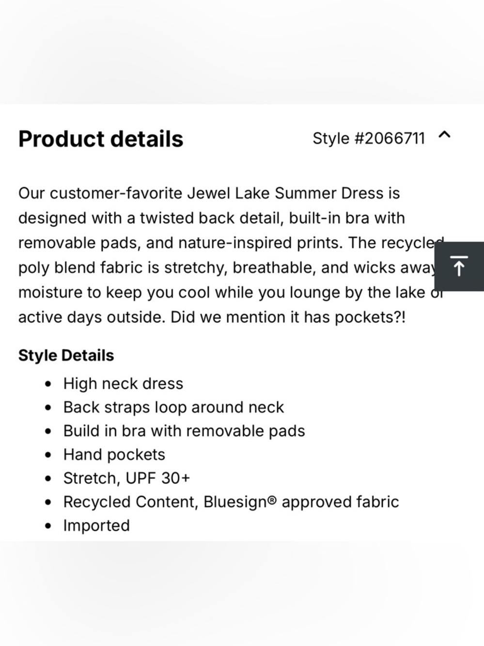 PrAna  Jewel Lake Summer Dress - Picture 10 of 10